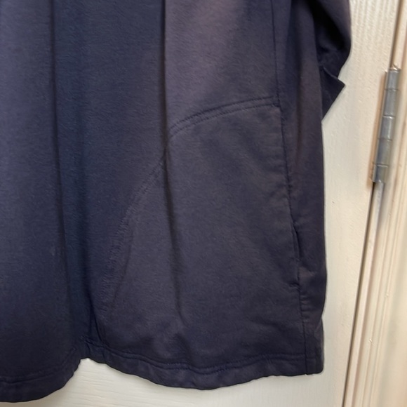 EUC Lands End Navy Blue Knit Cardigan 3/4 sleeves Sz 1X 16W-18W - Picture 4 of 4